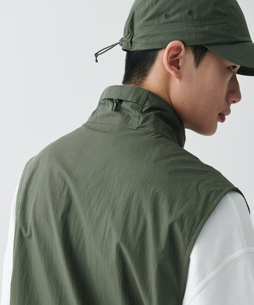Musinsa Standard [City Leisure] Cn Multi-Pocket Vest [Khaki]