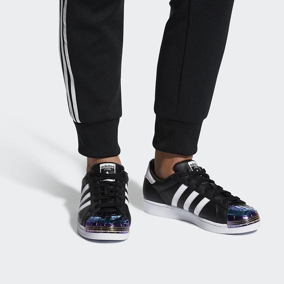 (WMNS) adidas Superstar Metal Toe Черные Женские CQ2611