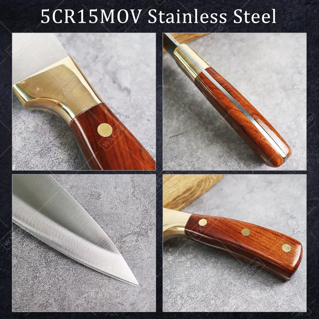 1 шт. Кованый вручную кухонный нож из нержавеющей стали Профессиональный нож для обвалки и разделки Мясной нож-топорик для овощей Универсальный кухонный нож