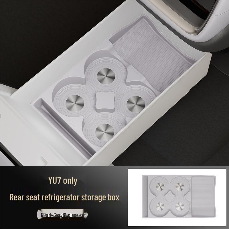 YU7 Rear Seat Refrigerator Storage Box for 25 Car Models - Automotive Modification Accessory