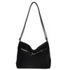 2024 Retro Fashion Large Capacity Women's Frosted Tote - Versatile Autumn/Winter Shoulder Bag