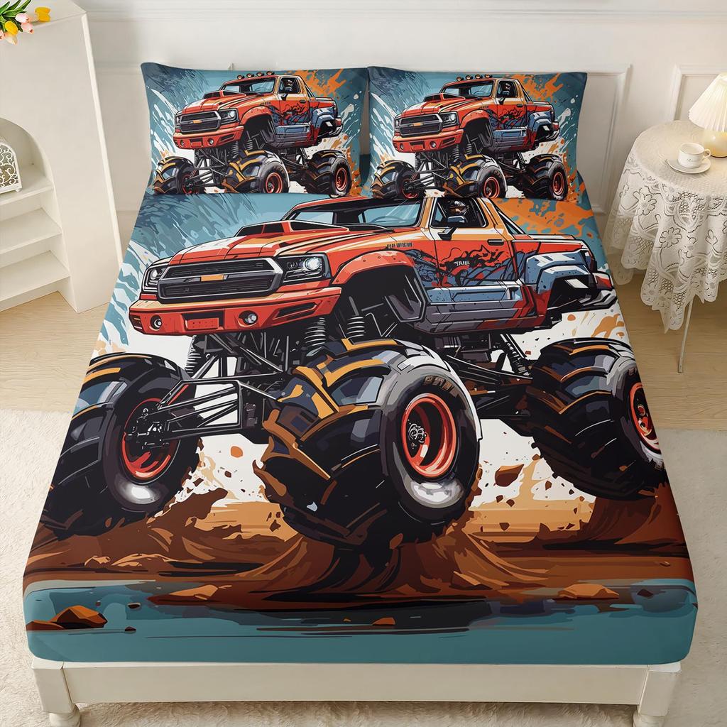 Beautiful Butterfly Pattern Mattress Three-Piece Digital Printing Home Bedding Set Adult Children