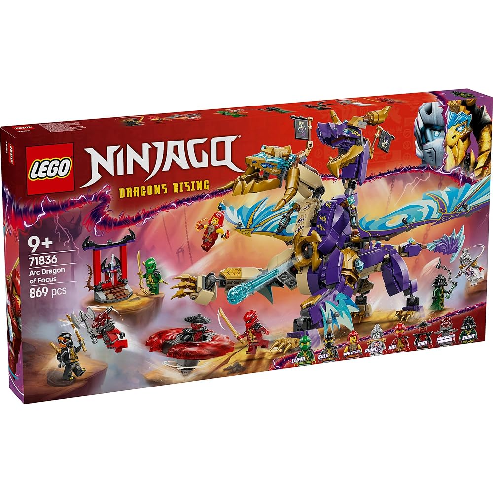 Конструктор LEGO Ninjago Дракон Источника Фокус 71836 для Мальчиков и Девочек от 9 до 11 лет