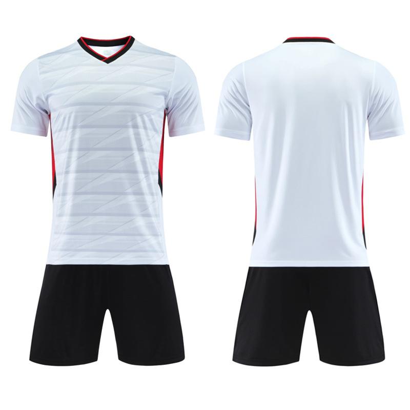 Wholesale 2025 children's football jersey set, primary school football training jersey, boys and girls competition printed jersey