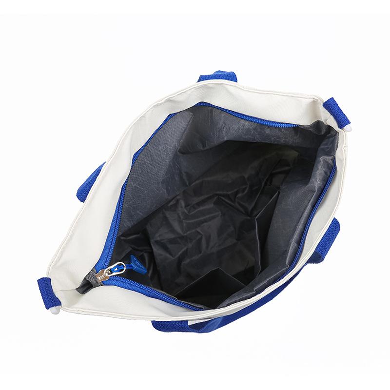 New Contrast Color Messenger Bag Large Capacity Tutoring Bag Casual All-match Ins Shoulder Bag Student Hand-held Commuting