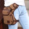 Men's Bicycle Leg Bag Multifunction Outdoor Cotton Sports Leg Bag Canvas Waist Bag Money Belt Fanny Pack