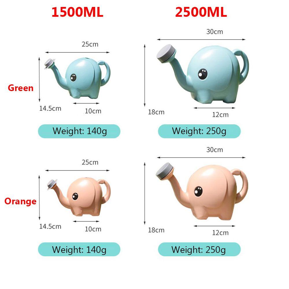 2500ml Kids Cute Plants Sprinkler Home Irrigation Gardening Elephant Water Can Watering Pot