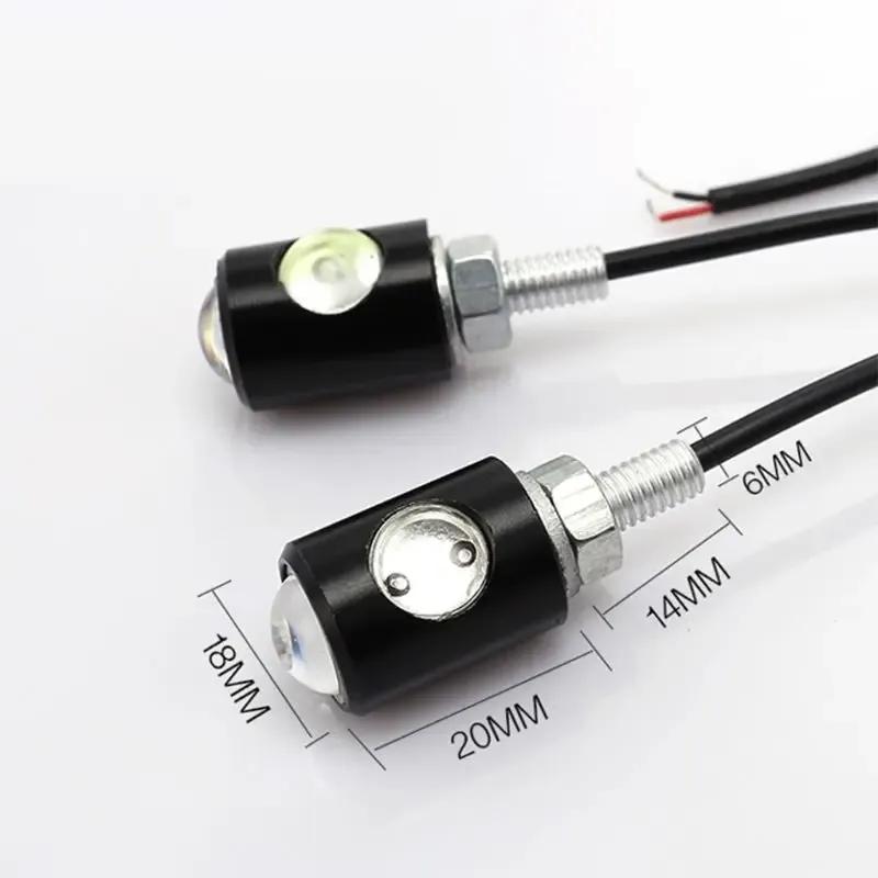 1Pair Universal Motorcycle LED Mini Turn Eye Turn Indicators for Kawasaki for Honda