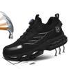 Large Size  Men's Safety Shoes New Anti-smashing Anti-piercing Fashion Men In Casual Sports Shoes Thick-soled Men's Sneakers