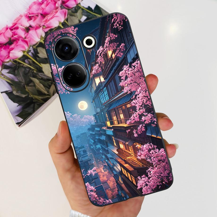 Чехол для Tecno Camon 20 Pro 5G 4G Чехол-крышка для Tecno Camon 20 Бампер Мягкие силиконовые чехлы для телефона Для Camon 20 Premier Fundas Дракон