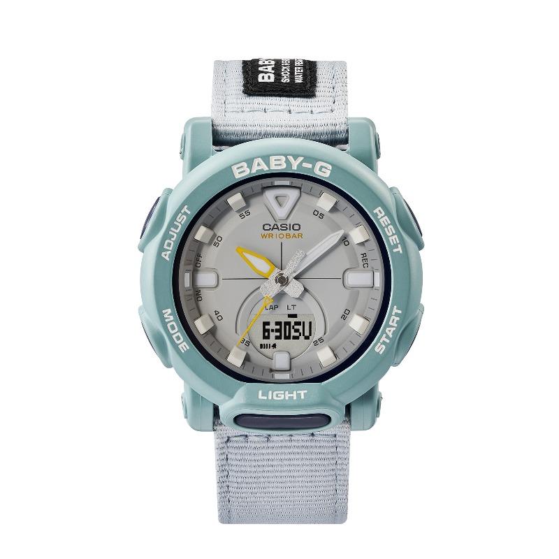 Casio Женские цифровые кварцевые часы Baby-G BGA-310C-3A с полимерным ремешком, водонепроницаемостью 100 м, ударопрочностью