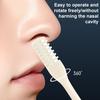 4Pcs 2-In-1 Nose Hair Trimmer Stainless Steel Nose Hair Cutter Portable Nose Clipper Double-Edged Nose Trimmer Remover Tool for Travel