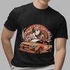 Men’s Black Casual T-Shirt Nissan GTR JDM Car Graphic Tee Street Japanese Style