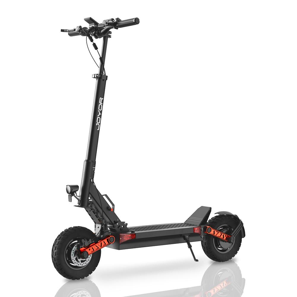 Joyor S10-S-Z Городской и Внедорожный Электросамокат 2×1000Вт, 60В18Ач, До 60км/ч, 10" Пневматические Шины, Дисковые Тормоза, Круиз-Контроль, Складной Электросамокат для Взрослых