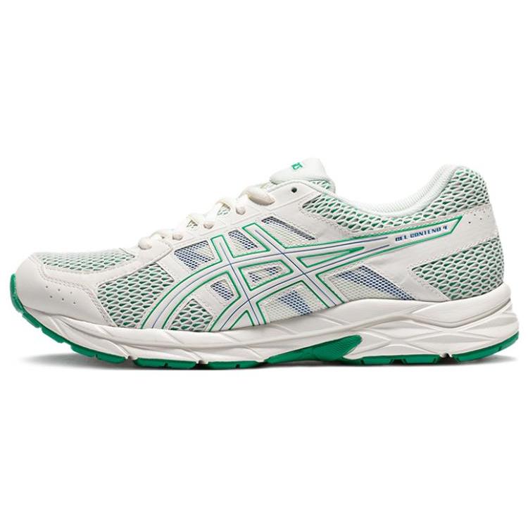 Asics Гелевые кроссовки Contend 4 'Белый И Зеленый' 1011B896-100