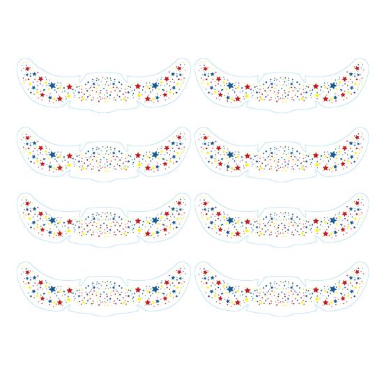 Радужный фестиваль наклейки на лицо Металлические веснушки Наклейки в виде сердечек Водостойкие временные татуировки для вечеринок фестивалей фотобудок