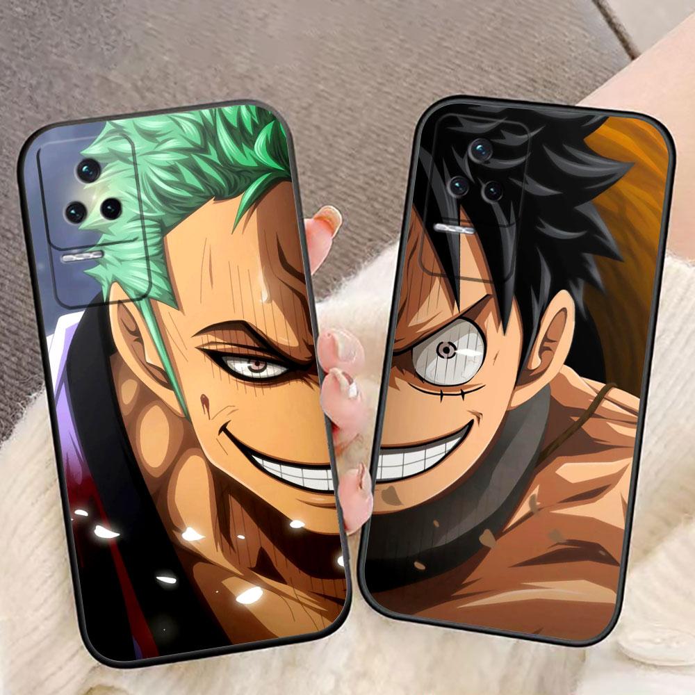 One Piece Luffy Zoro Phone Case For Redmi K60 K40 K30 15 15C 14C 13C 12C 12 10 10C 9T 9C 9A 9 8 8A A1 A2 A3 Pro Plus Cover Case