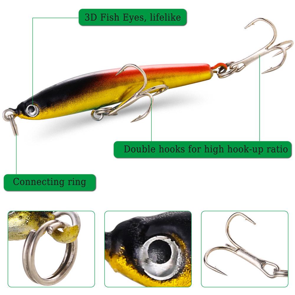 Реалистичные искусственные приманки с острым крюком для пресноводной рыбалки. Swimbait