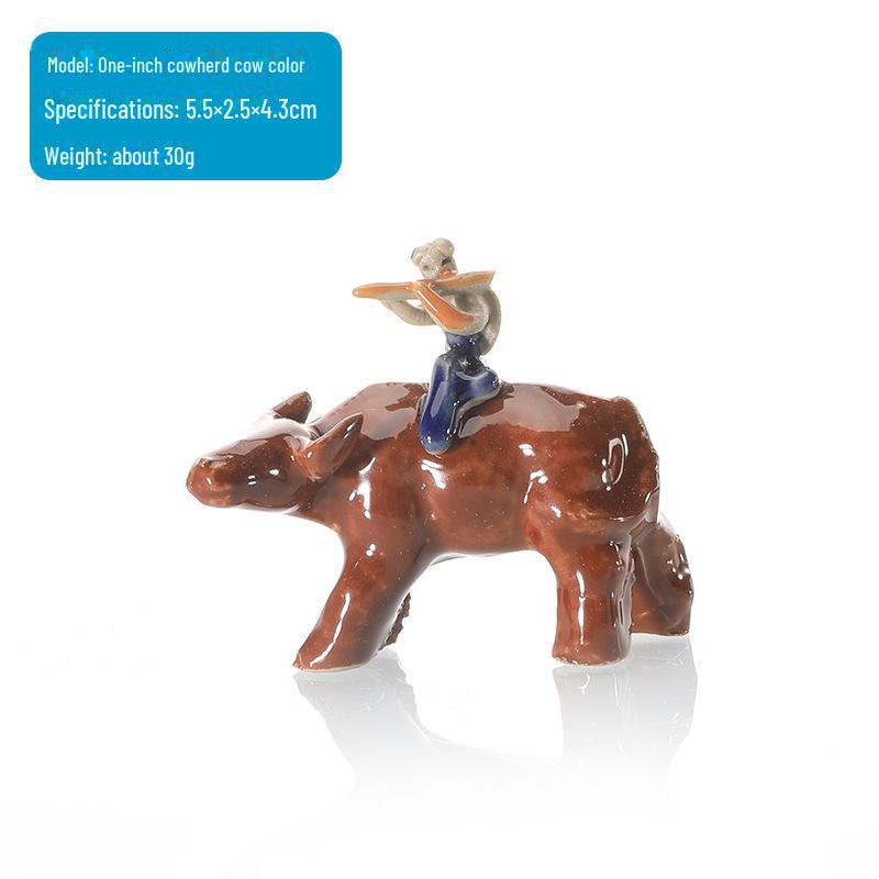 Украшение для аквариума Керамические фигурки животных: Утка, Корова, Журавль, Мандаринка