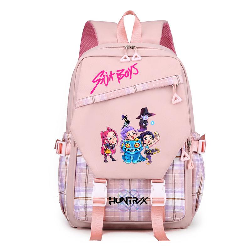 K-Pop Anime Cartoon Printed Student Campus Backpack High Value Lightweight Casual Backpack