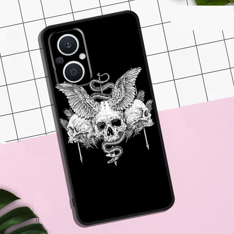 Чехол Дьявол Сатана для OPPO Reno 7 8 10 11 12 13 Pro 13F 12F 11F 8T OPPO Find X8 Pro X6 X3 X5 Lite