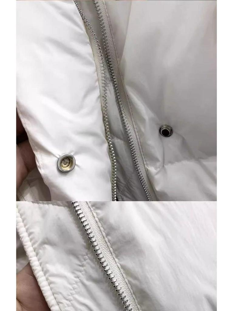 European-Style Women's Thickened Down Cotton Sleeveless Vest - Fashionable Loose Waistcoat for Autumn/Winter