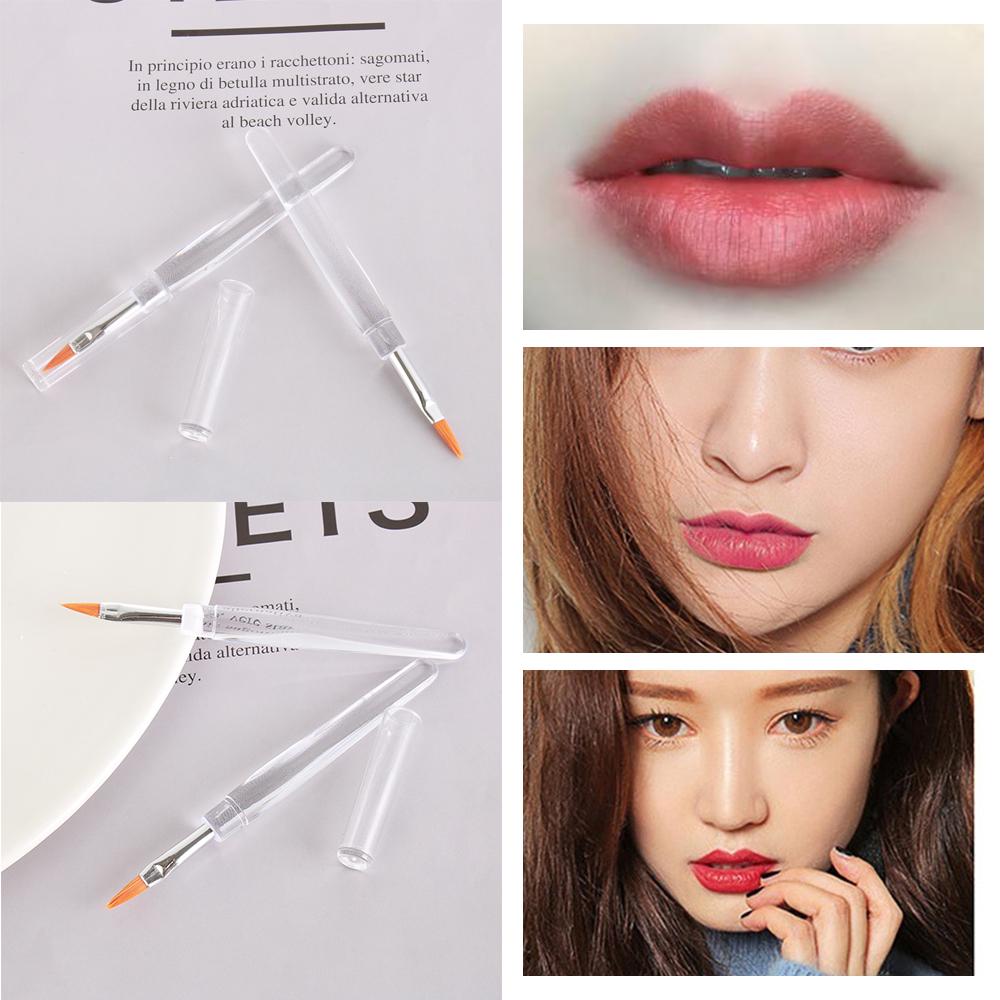 Hot sale Portable Crystal Handle Lipstick  Lip Brushes Applicator Flexible