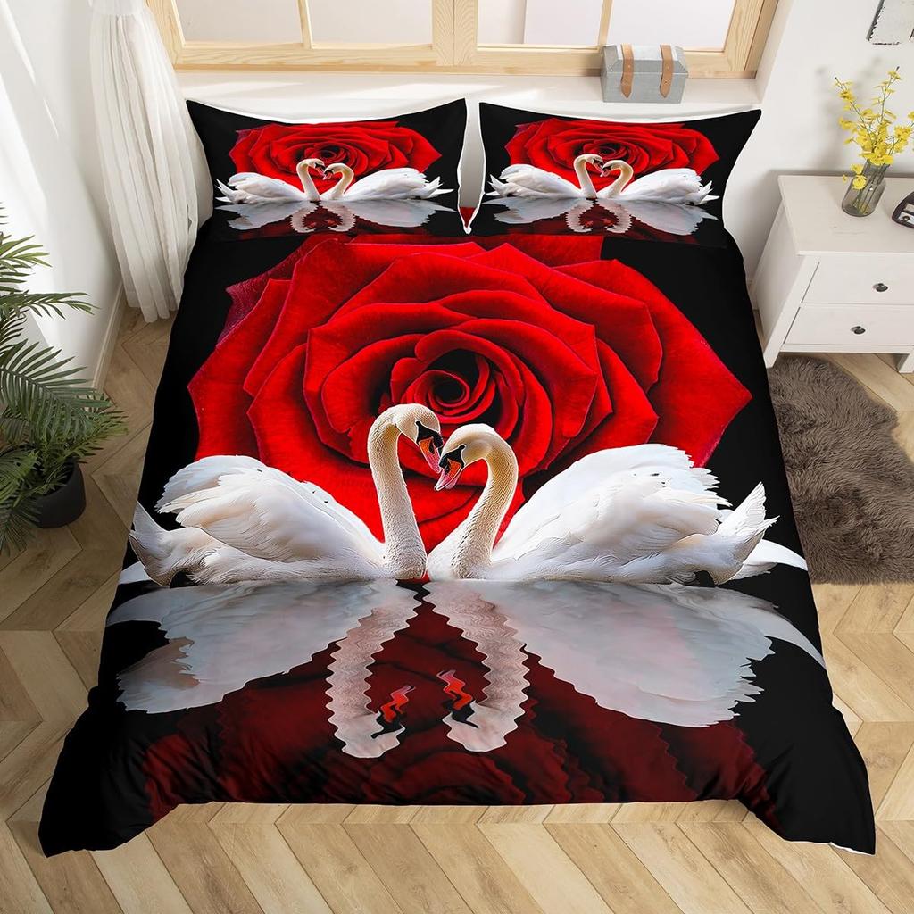 Erosebridal Mermaid Tail Bedding Set,Nautical Sea Animal Duvet Cover Twin Size for Kids Child,Fish Scale Sparkle Sequins Comforter Cover Oce