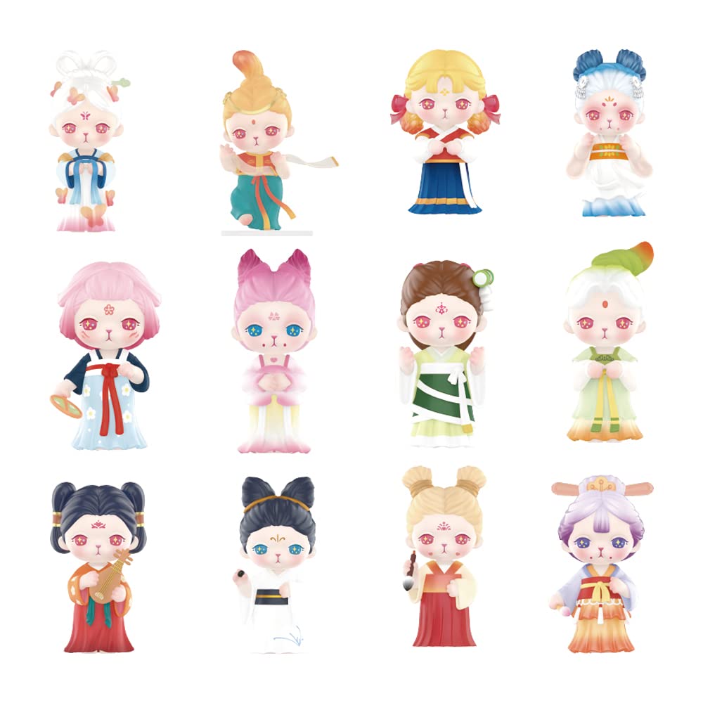 POPMART BUNNY Playfulness Series Popmart Figure Мягкий винил Gacha Gacha Gacha Товары для персонажей Модная игрушка BUNNY Bunny [Коробка ассорти]