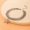 Zoshi Golden Foot Chain 3 Layers Ankles For Women Snake -Shaped Star Heart Cubot Foot Chains Beach Jewelry Summer Leg Chains