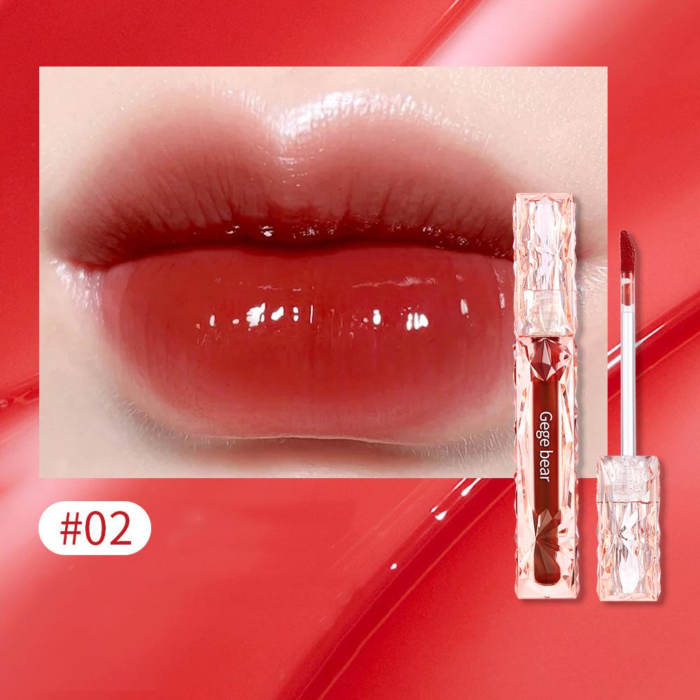 GEGE BEAR Зеркальная помада для губ Lip Glaze Korean Plumping Gloss Lipstick