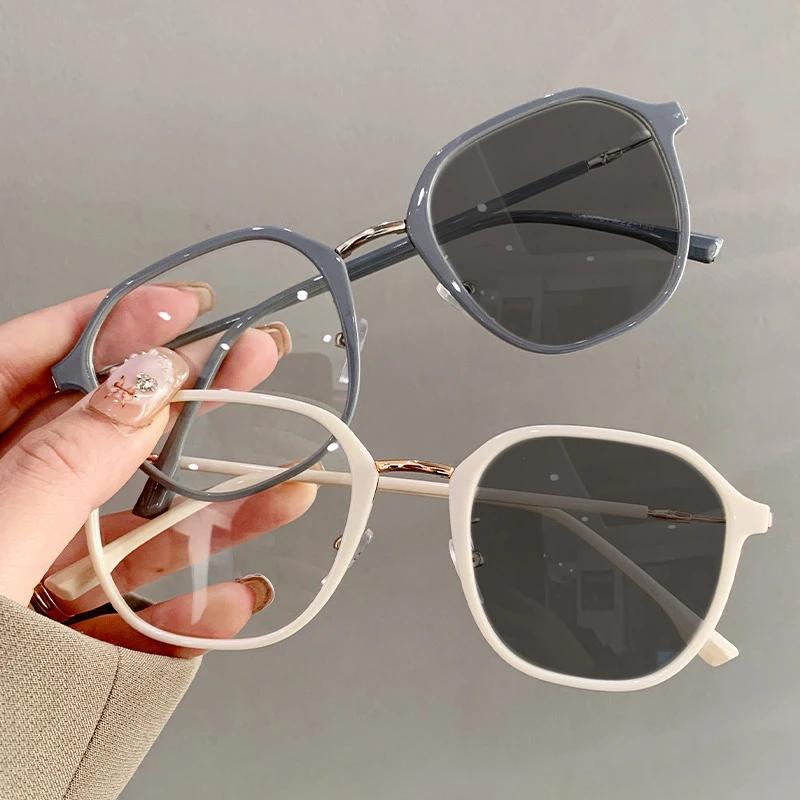 Роскошные женские фотохромные очки для близорукости, модные модные очки с минусом диоптрий, уличные солнцезащитные очки с изменением цвета по рецепту