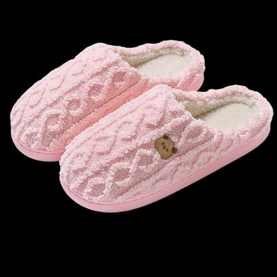 Плюшевые домашние тапочки Jianixiong LDN2653 (2 пары)