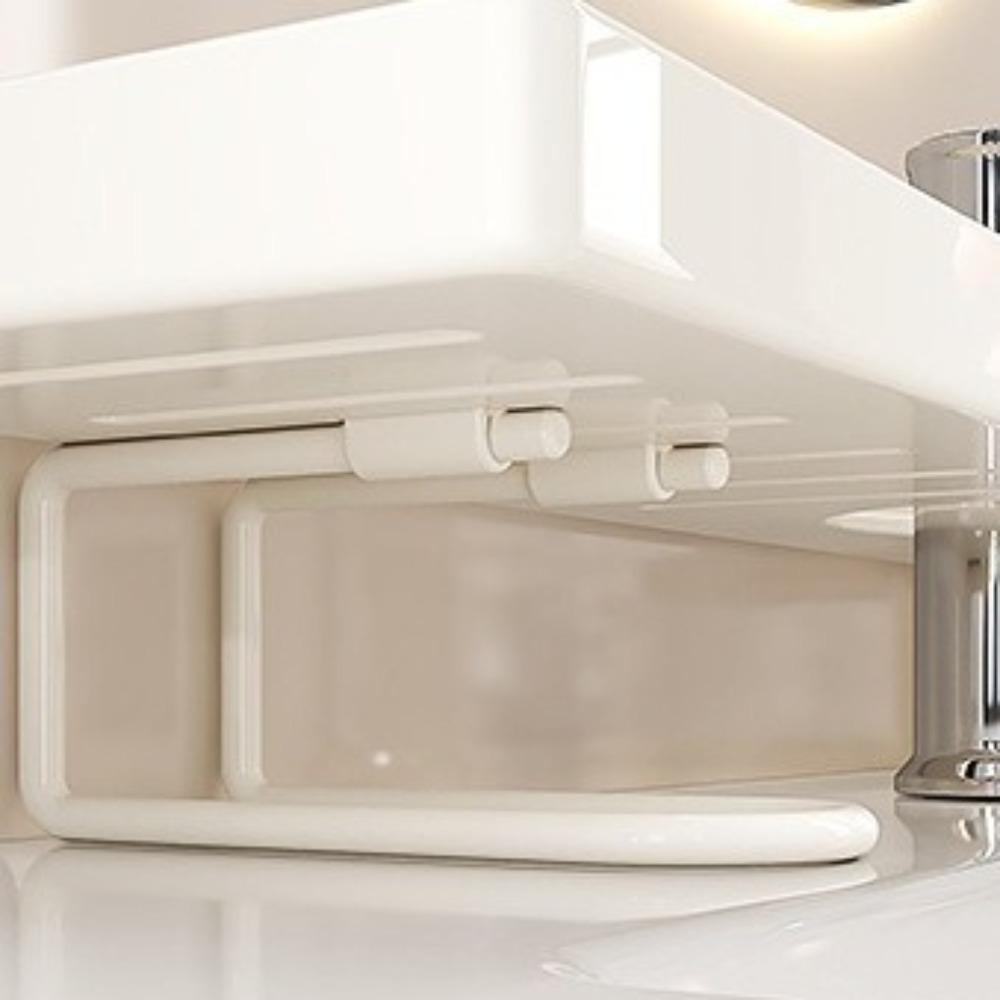 Rustproof Bathroom Storage Rack Waterproof Cosmetic Storage Box Kitchen Sink Holder Washstand