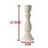 Home Decor Vintage Retro Wood Candle Holder Wedding Decoration Candlestick Holder Wooden Pillar