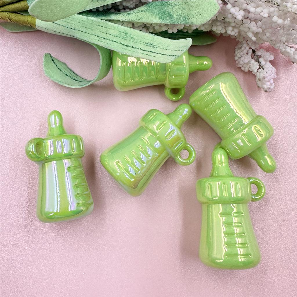 Модные свободные бусины DIY 5 шт. Материал ручной работы Аксессуары для ювелирных изделий для поделок Кормящая бутылочка 20,8*33,7 мм Подвески
