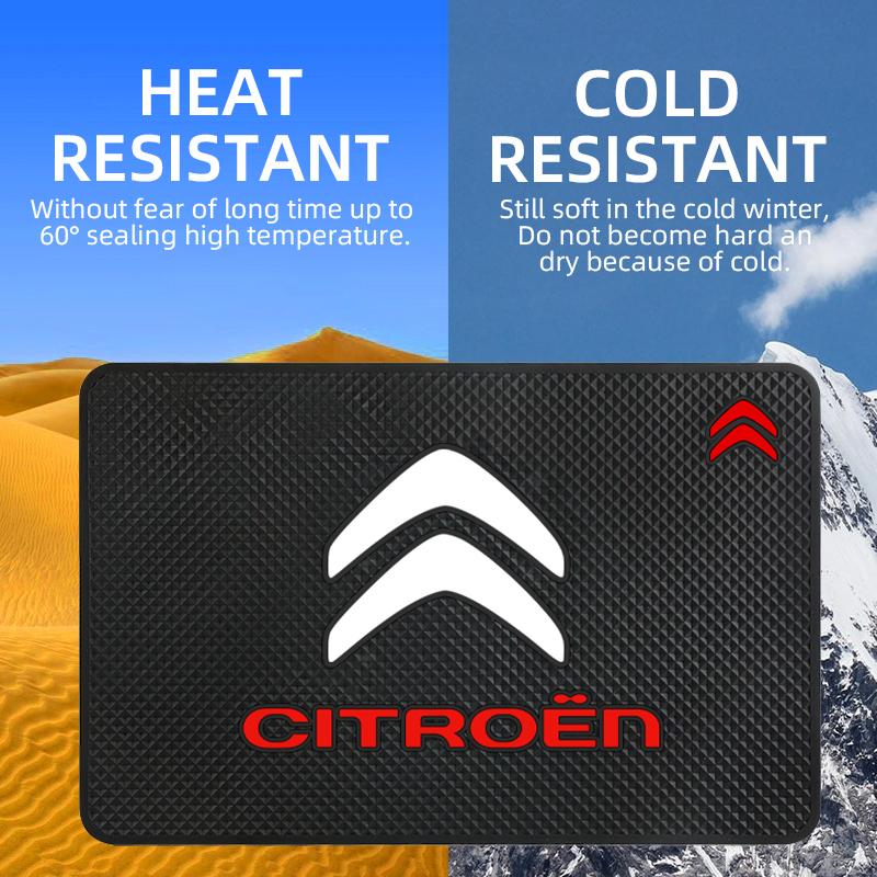 Car PVC Anti Slip Mat Phone Holder Automobiles Interior Dashboard Non-Slip For Citroen C4 C3 C5 C1 C2 Berlingo C-Elysee WH0