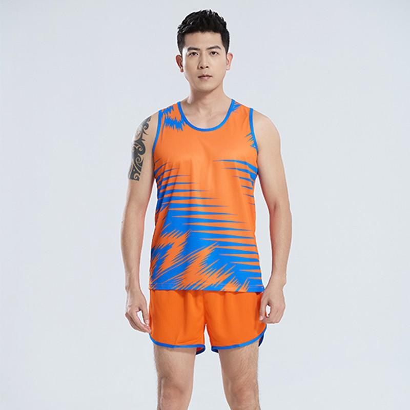 Athletic Track Suit Men Women Sports Training Vest Running Marathon Breathable Sweat-Absorbent