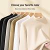 Mark Fairwhale Men's Casual Half-High Neck Long Sleeve T-Shirt