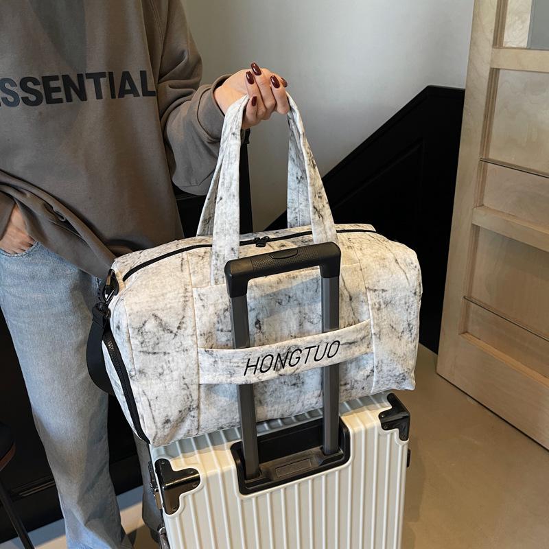 Женская модная легкая дорожная сумка на колесиках: Вместительная сумка для коротких поездок и занятий спортом