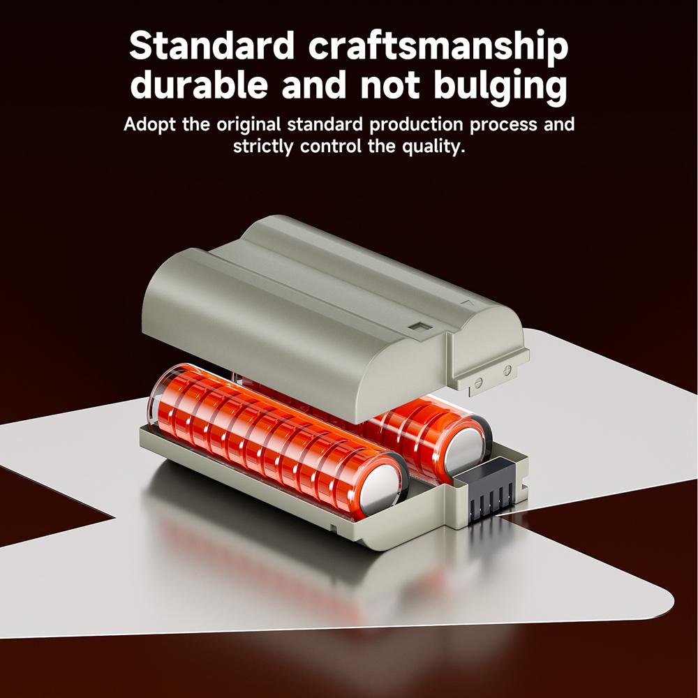 2450 мАч EN EL15 EN-EL15 для камеры Nikon, аккумулятор en el15 USB EN-EL15B, аккумулятор для Nikon D500 D610 D750 D7000 D7200 D7500 D600 Z5