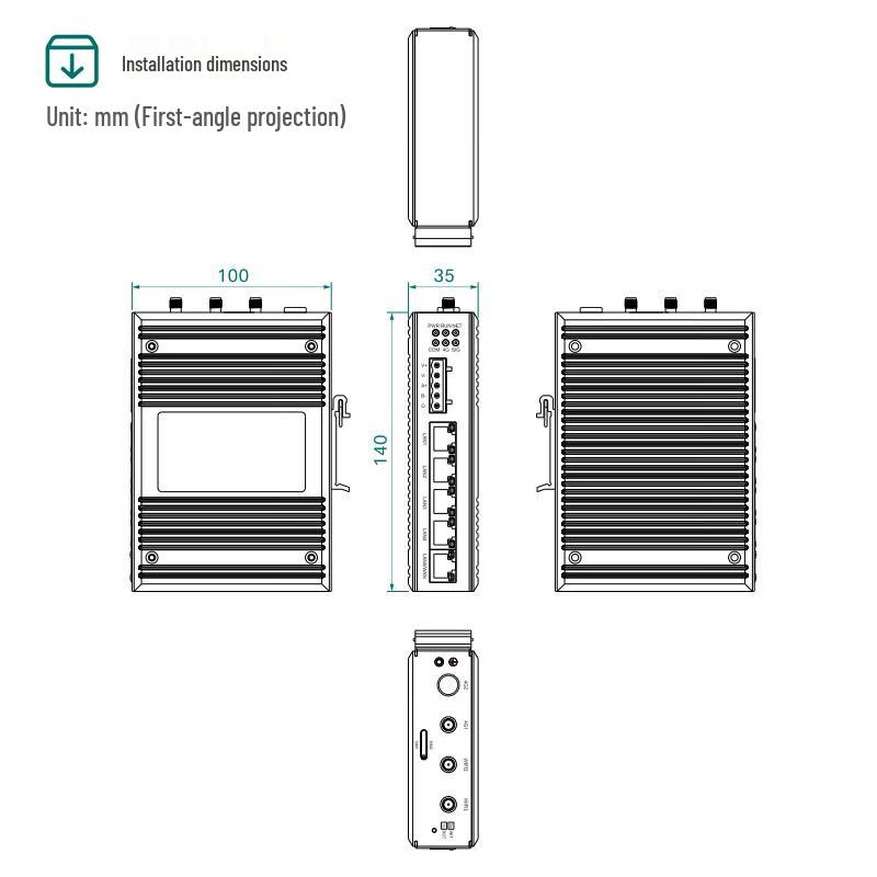Maiwei 4G Industrial Cellular Router (CN version)