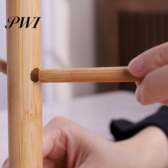 Smooth Polished Edges Cup Hanger Water Holder Detachable Coffee Mug with Sturdy Material Rack 6 Hooks Space-Saving Organizer for Home Kitchen