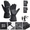 Touch Screen Heated Gloves Battery Powered Electric Heated Gloves Warm Heated Gloves Waterproof 3 Gear Temperature for Men Women