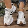 Женские кроссовки- dad sneakers большого размера 2025 года с зауженной талией - Повседневная спортивная обувь на толстой подошве для весны/лета