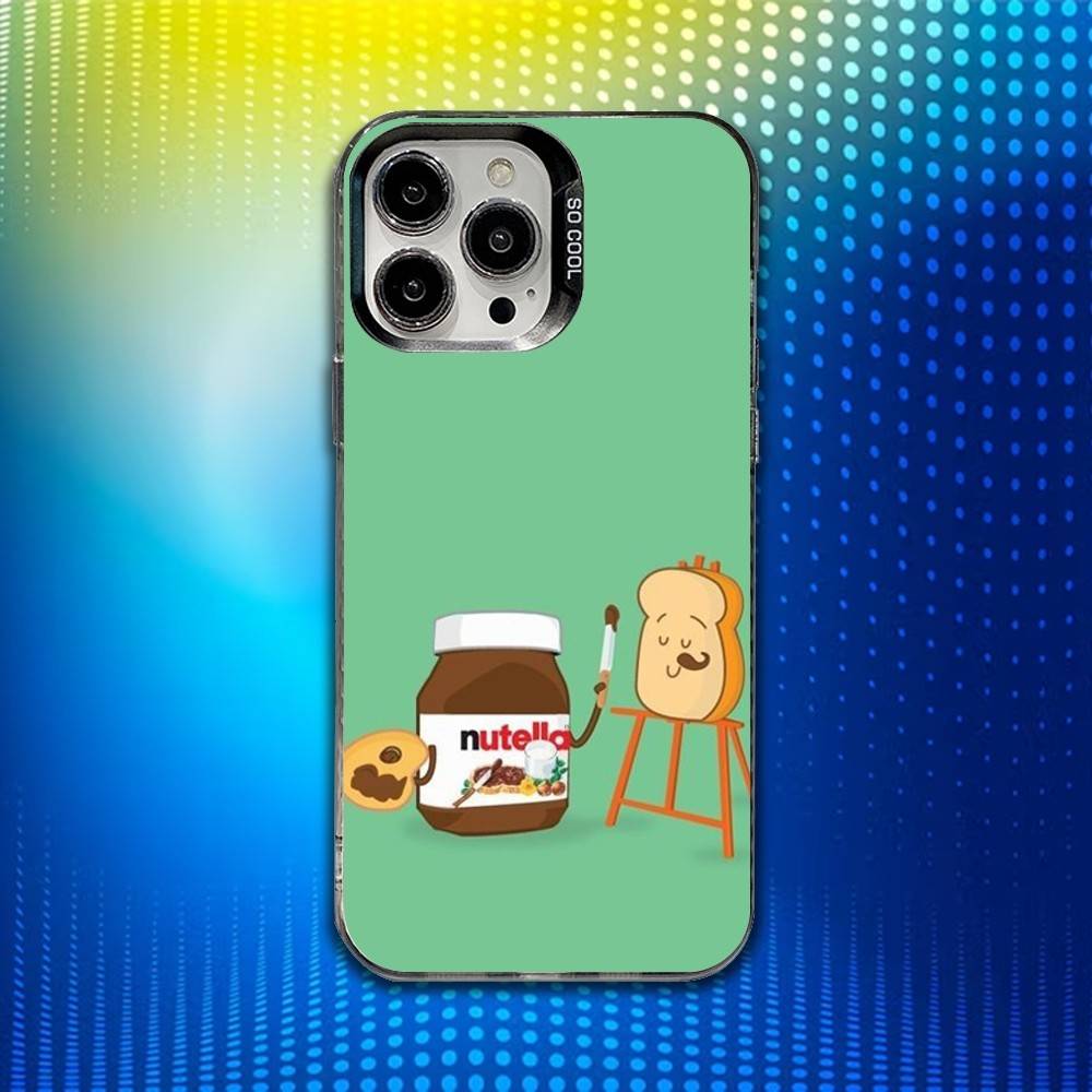 Чехол для телефона N-Nutella Chocolate для iPhone 16,15,14,13,12,11,Mini,Pro,SE,MAX Белый Матовый Ударопрочный Чехол