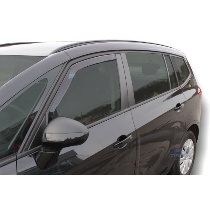 Дефлекторы воздуха - J&J AUTOMOTIVE - Opel Zafira C Tourer - Тонированный - Усиленный акрил - Легкая установка