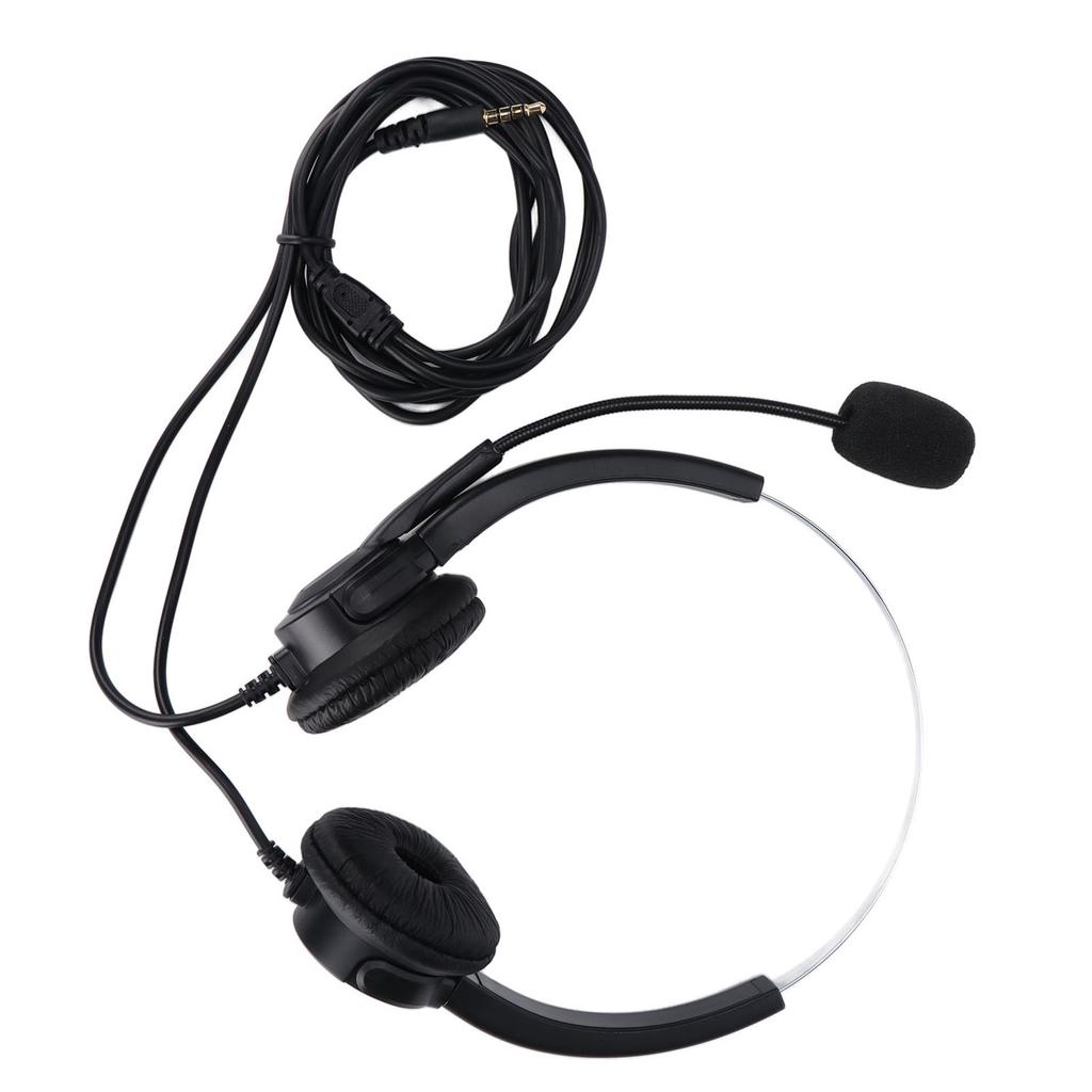 Call Center Headset USB 3.5mm Jacks Noise Cancelling Volume Control Customer Service Headphone for