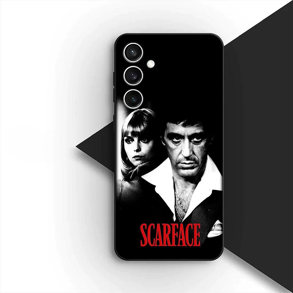 Phone Cover for Motorola Moto G86 G57 E14 E15 G14 G34 G35 G84 G24 A54 G15 Power E22 Soft Silicone Case S-Scarfaces Wallpaper