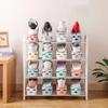 5Pcs Adjustable Shoe Stacker Shoe Slots Organizer High Durability Easy To Use Double-Layer Design Shoe Rack Holders
